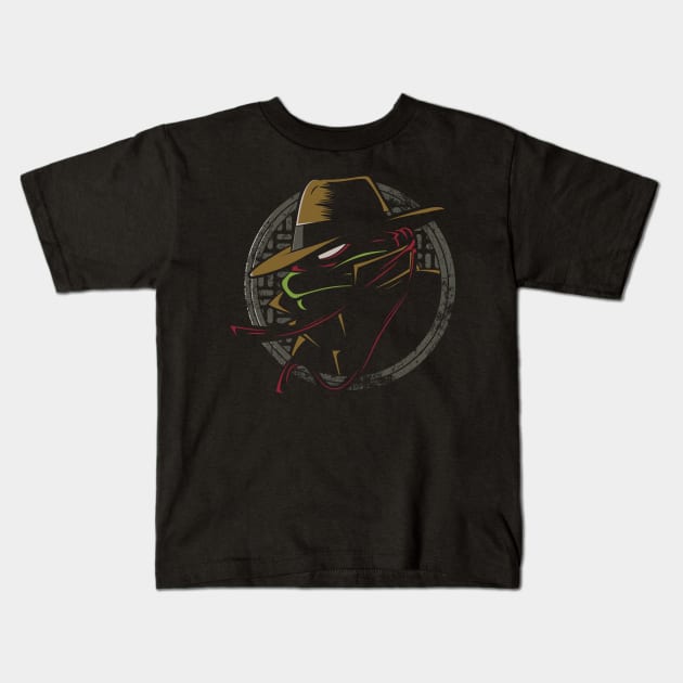 Undercover Ninja Raph Kids T-Shirt by hoborobo